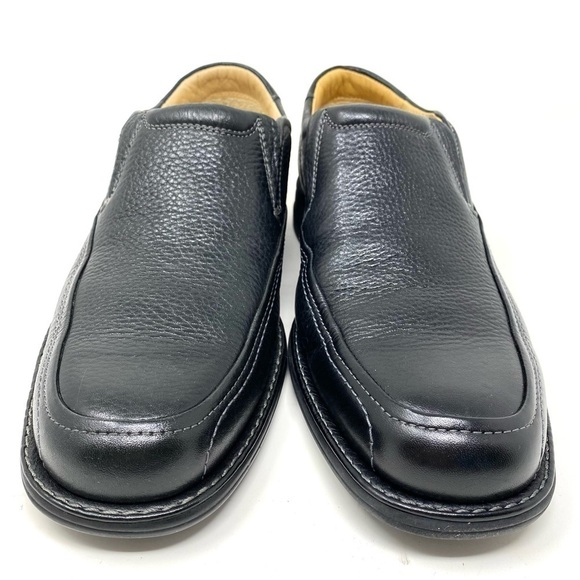 Johnston & Murphy Shuler SGore Black Leather Slip On Black main image 7